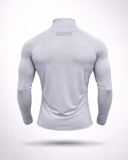Comperf Performance Quarter-Zip - Grey